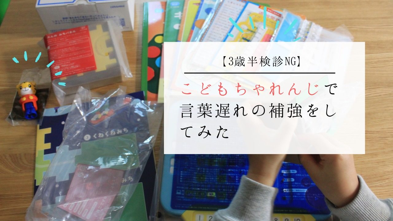 【3歳半検診NG】こどもちゃれんじで言葉遅れの補強をしてみた【その後】